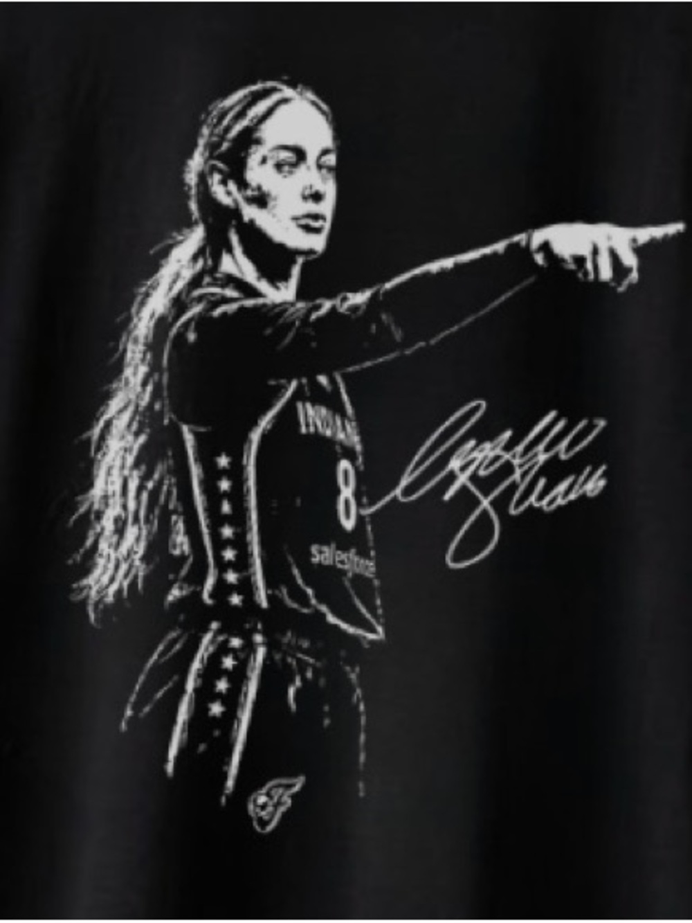 Sophie Cunningham Point Signature Basketball Graphic Tee - Picture 2 of 3